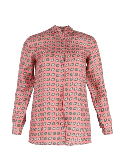 Pre-owned Etro Vintage Printed Button-up Shirt In Pink