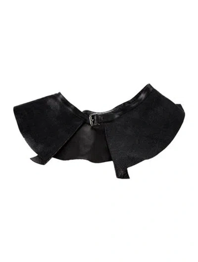 Pre-owned Etro Vintage Wide Waist Belt In Black