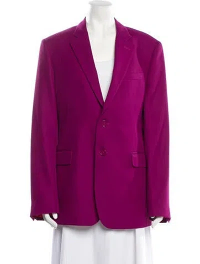 Pre-owned Etro Virgin Wool Blazer In Pink