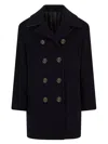 Etro Pegaso Coat In Black