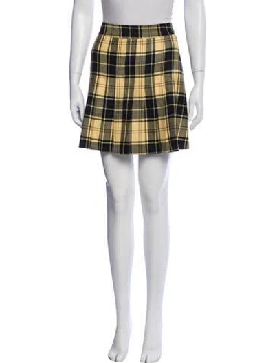 Pre-owned Etro Virgin Wool Mini Skirt W/ Tags In Multi