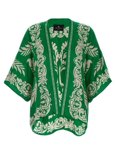 Etro Viscose Cardigan Sweaters And Cardigans In Multi