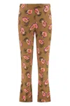 Etro Viscose Trousers In Multi