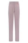 Etro Pleated-pocket Trousers In Pink