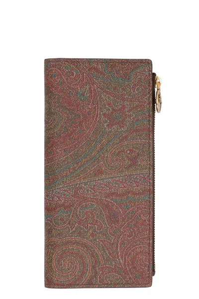Etro Wallet Arnica In Brown