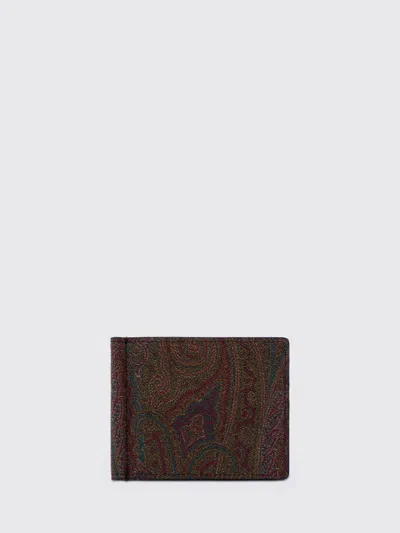 Etro Wallet  Men Color Yellow In Multi