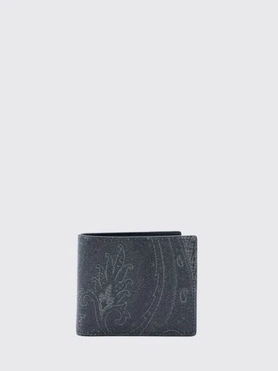 Etro Wallet Men Color Black In Gray