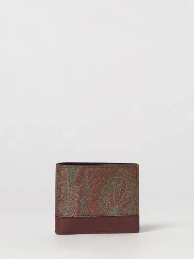 Etro Wallet Men Colour Brown