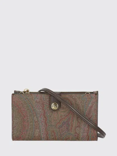 Etro Wallet Woman In Brown