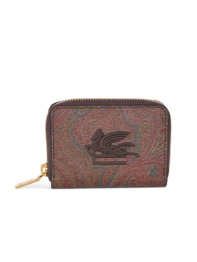 Etro Wallets In Brown