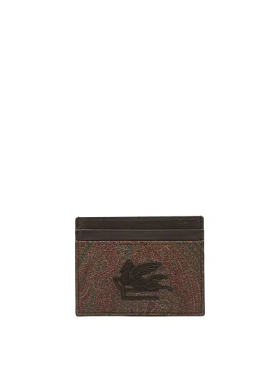 Etro Wallets & Card Holders In Brown