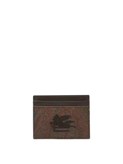 Etro Wallets & Card Holders In Brown