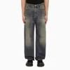 Etro Washed Blue Boyfriend Jeans In Blue