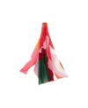 Etro Wave Print Cashmere Scarf In Red