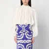 Etro Paisley Cotton And Silk Shirt In White