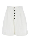 Etro White Bermuda Shorts In White