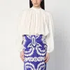 Etro Paisley Cotton And Silk Shirt In White
