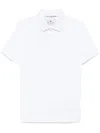 Etro Men Pegaso-embroidered Polo Shirt In White
