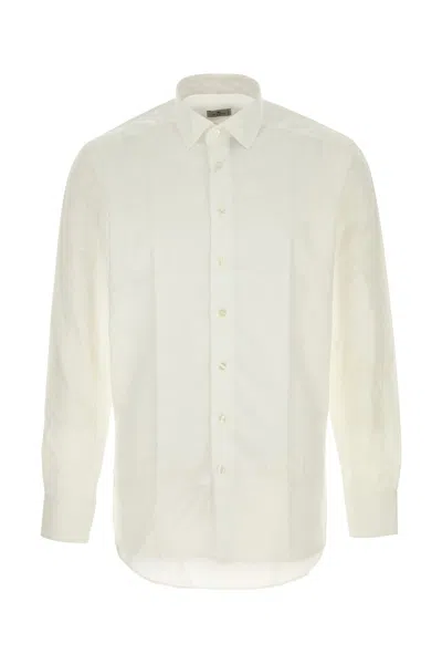 ETRO WHITE COTTON SHIRT