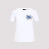 Etro Embroidered Cotton Graphic Print T-shirt In White