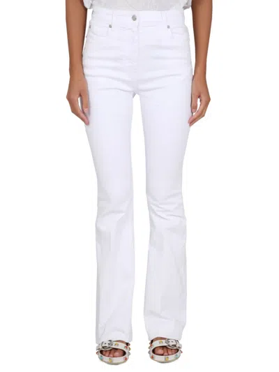 Etro White Flared High Rise Jeans