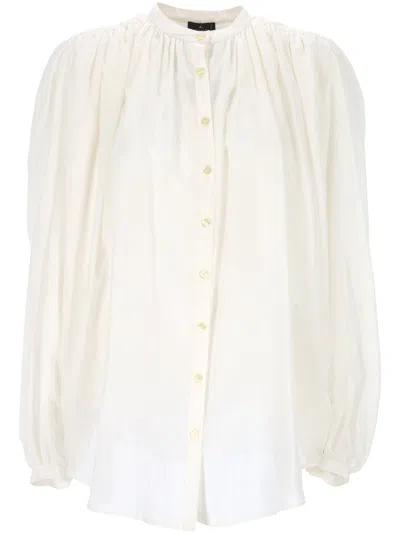 ETRO ETRO WHITE FRONT BUTTON UP SHIRT