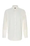 Etro Jacquard Shirt With Long Sleeves And Pointed Collar In White