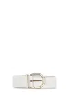 ETRO ETRO WHITE LEATHER MAXI BELT
