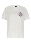 Etro Logo Embroidered Short-sleeved T-shirt In White