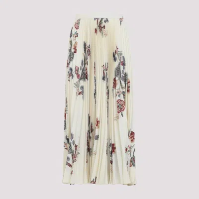 ETRO WHITE MIDI SKIRT