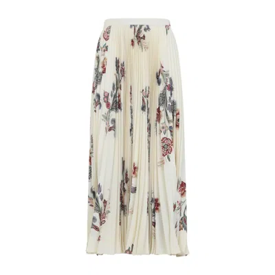 Etro White Midi Skirt