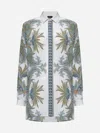 Etro Paisley Print Silk Shirt With Buttoned Cuffs