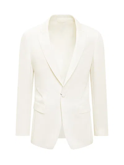 Etro White Peaked Lapel Blazer
