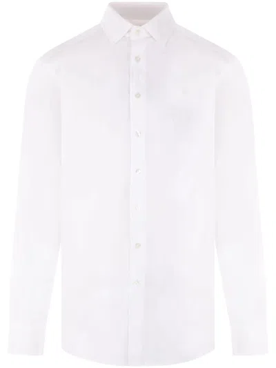 Etro White Shirt With Pegasus Motif