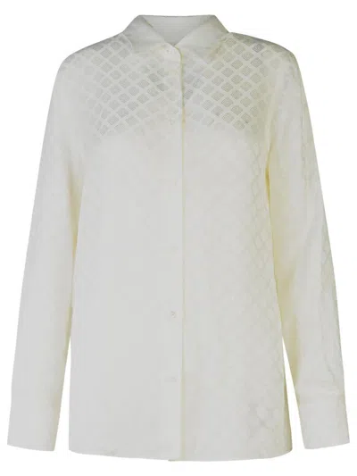 ETRO ETRO WHITE SILK BLEND SHIRT