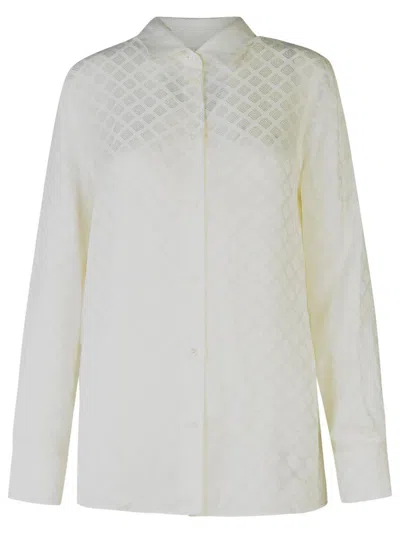 Etro White Silk Blend Shirt