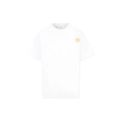 ETRO WHITE T-SHIRT FOR BOY PEGASUS