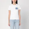 Etro T-shirt Mit Aufgesticktem Pegaso Und Monogramm In White