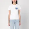 Etro White T-shirt With Logo Embroidery In White