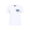 Etro White T-shirt With Logo Embroidery In Multi