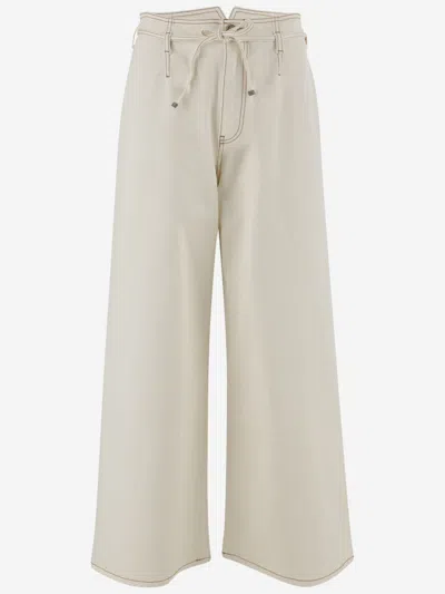 Etro White Wide-leg Jeans