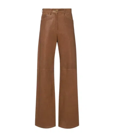 Etro Wide-leg Casual Pants In 棕色
