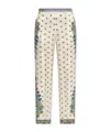Etro Amebas Print Natural Pants For Women In Nude