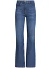 Etro Denim Jeans With Embroidered Patch In Multi