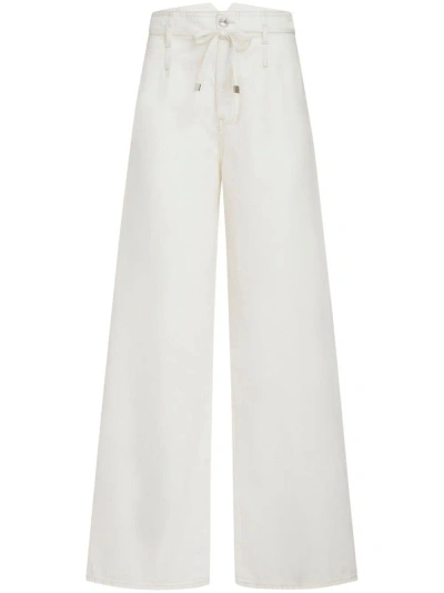 Etro Culotte Jeans In White