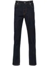 Etro Wide Leg Denim Jeans With Cashmere Infusion In Black