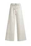 Etro Wide-leg Denim Jeans With High Waist In White