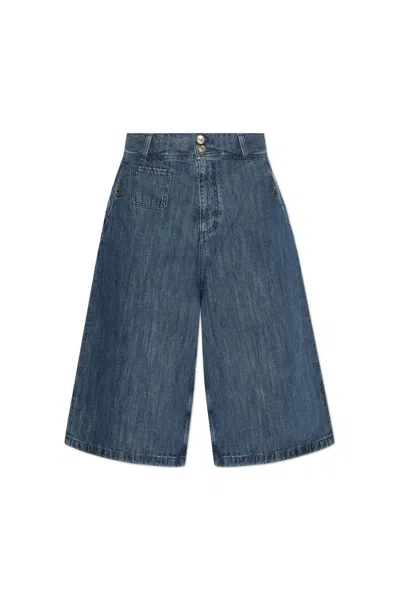 Etro Stretch-denim Bermuda Shorts