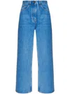 Etro Wide-leg High-rise Jeans In Blue