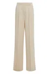 Etro Wide-leg High-waisted Pants In Neutral